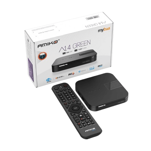 Amiko A14 Green Android IPTV Box
